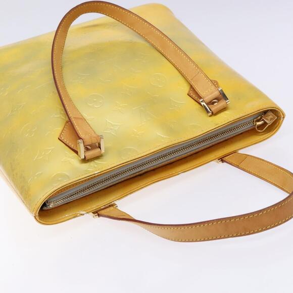 LOUIS VUITTON Monogram Vernis Houston Hand Bag Gris M91053 - Picture 6 of 13